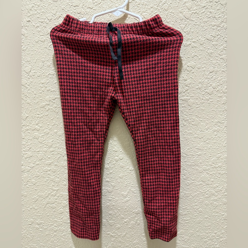Zara Red and Black Pants